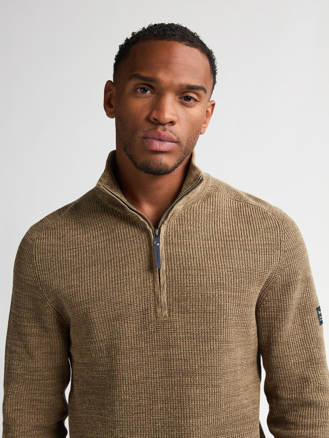 Petrol - Heren Trui - M-3050-KWC227 - 7146 Tan