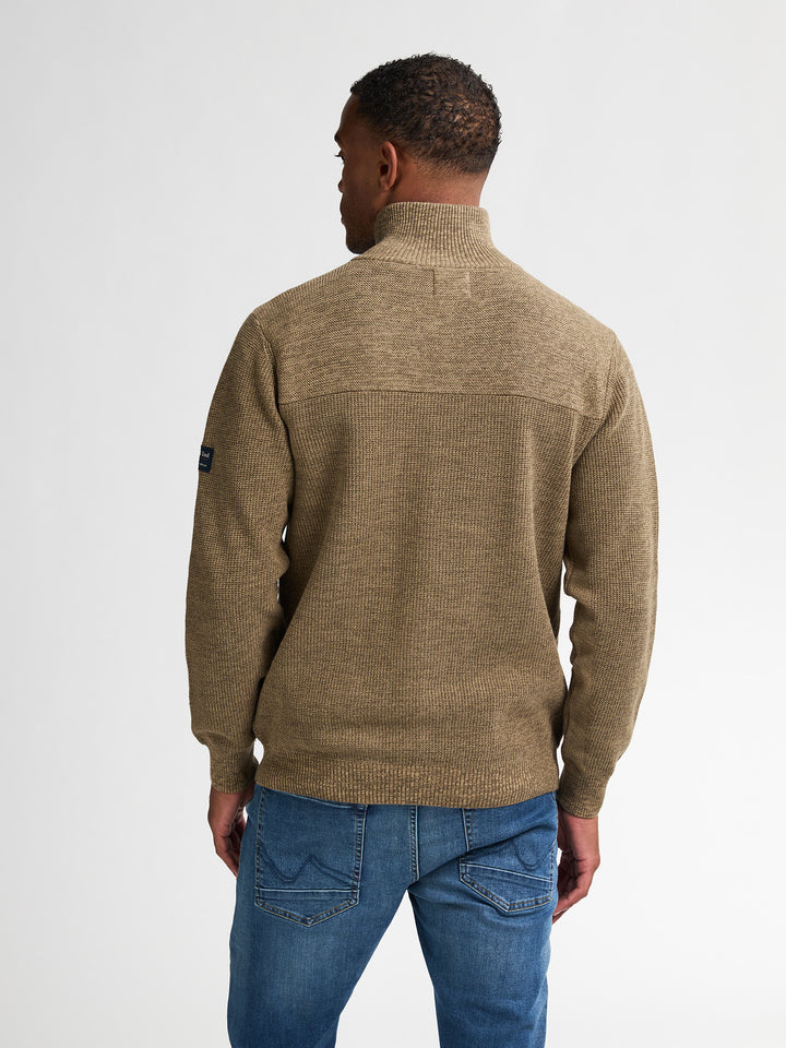Petrol - Heren Vest - M-3050-KWC285 - 7146 Tan