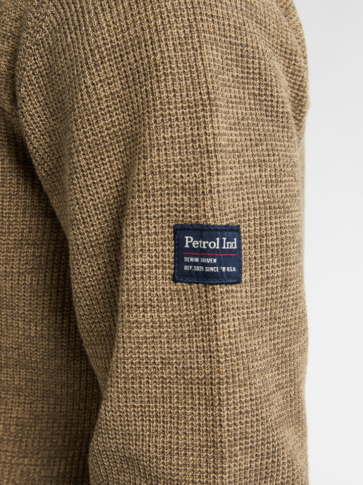 Petrol - Heren Vest - M-3050-KWC285 - 7146 Tan