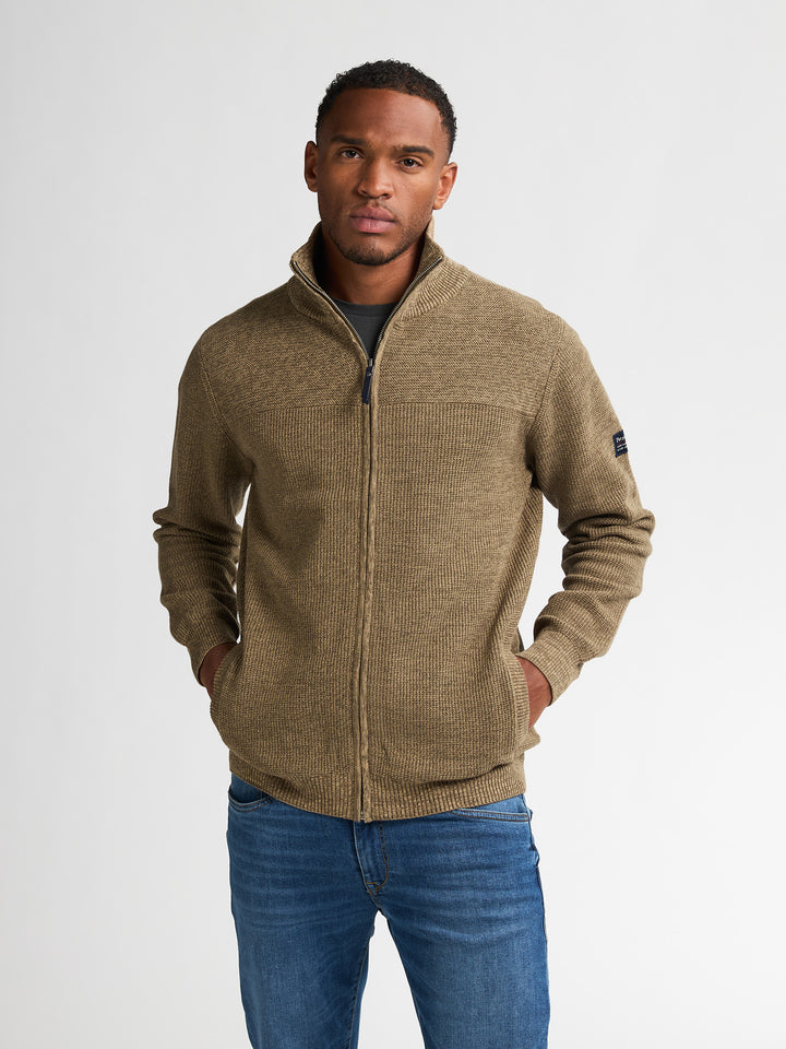 Petrol - Heren Vest - M-3050-KWC285 - 7146 Tan