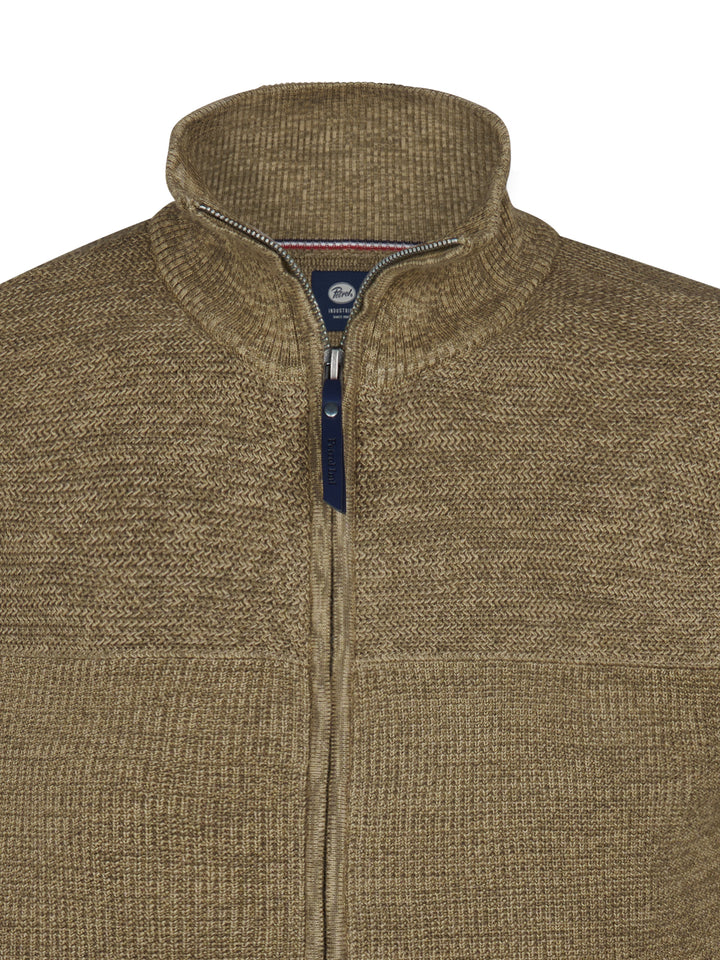 Petrol - Heren Vest - M-3050-KWC285 - 7146 Tan