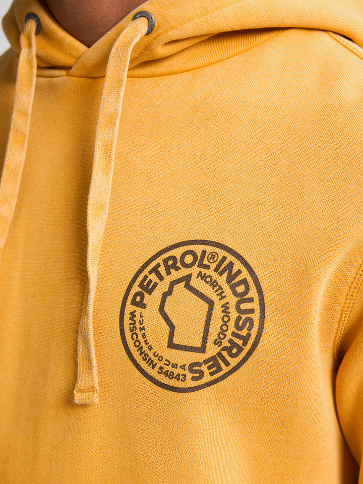 Petrol - Heren Hoodie - M-3050-SWH311 - 1109 Sunflower