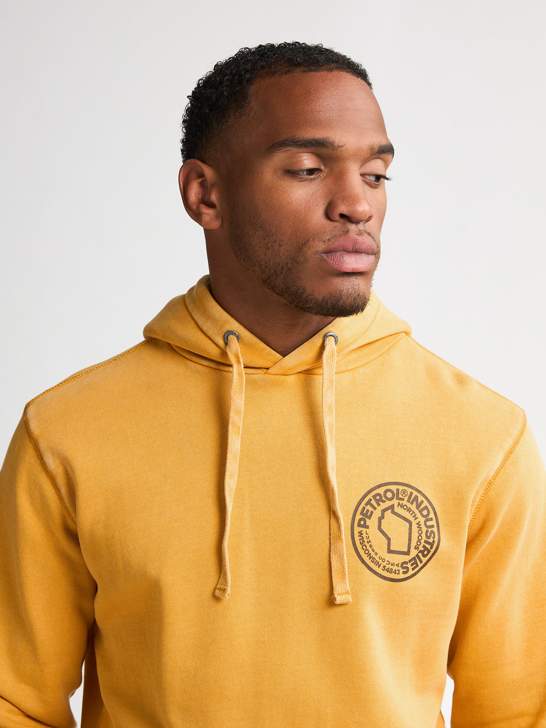 Petrol - Heren Hoodie - M-3050-SWH311 - 1109 Sunflower