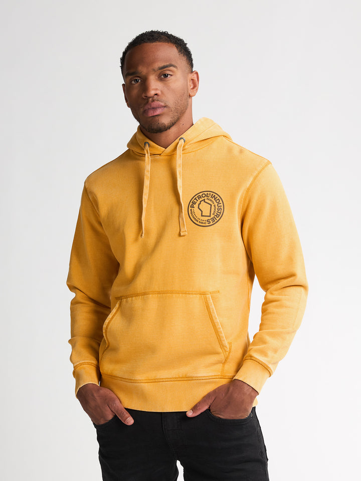 Petrol - Heren Hoodie - M-3050-SWH311 - 1109 Sunflower