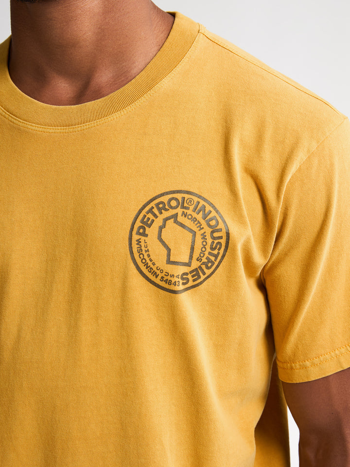 Petrol - Heren T-shirt- M-3050-TSR616 - 1109 Sunflower