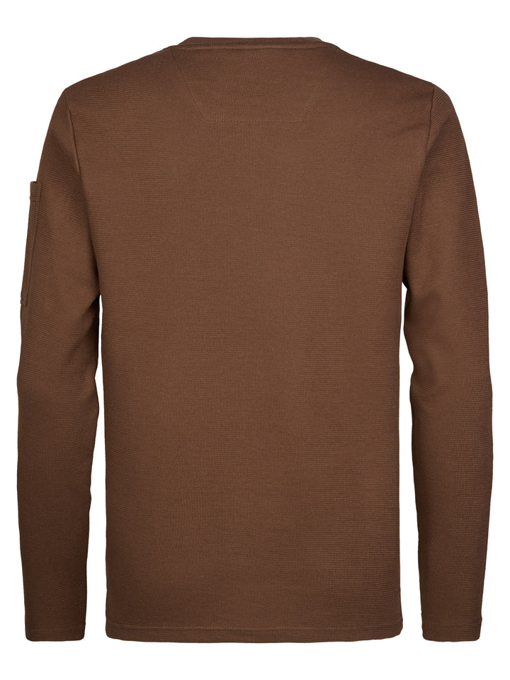 Petrol Industries - Heren Sweater - M-3060-SWR373 - 7158 Saddle Brown