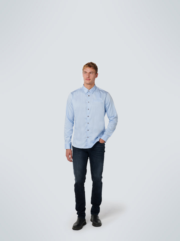 No Excess - Heren Overhemd - N4310 - 166 Office Blue