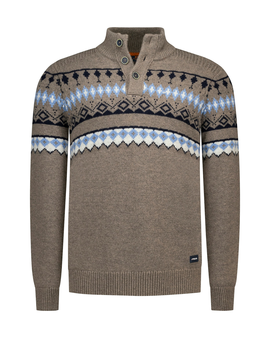 NZA - Heren Trui - 26KN487 - 1140 Grey Brown