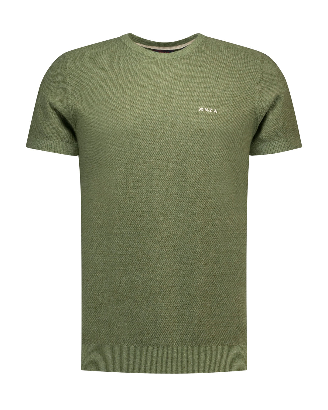 NZA - Heren Shirt - 26GN782 - 1783 Scouting Green Melange