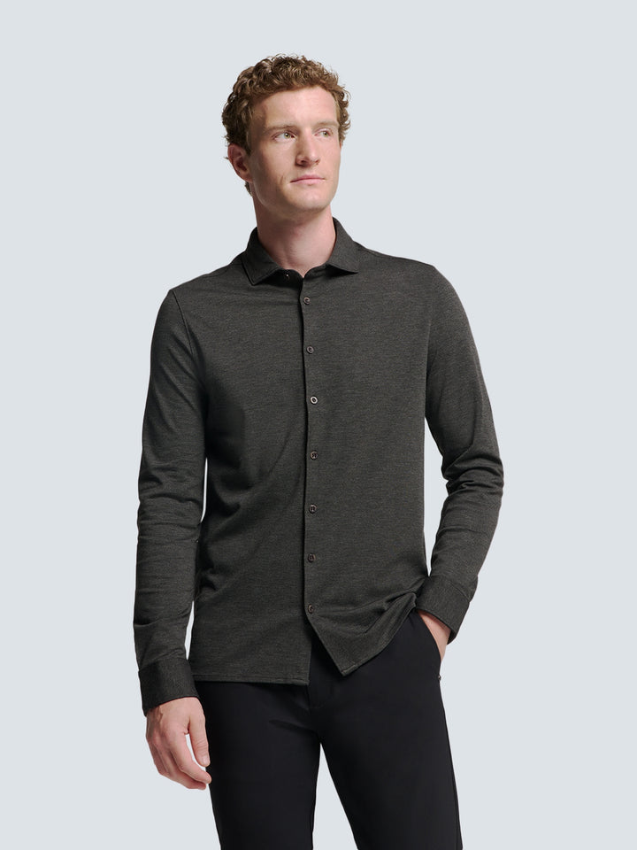 No Excess - Heren Overhemd - 25410780 - 103 Antra Melange