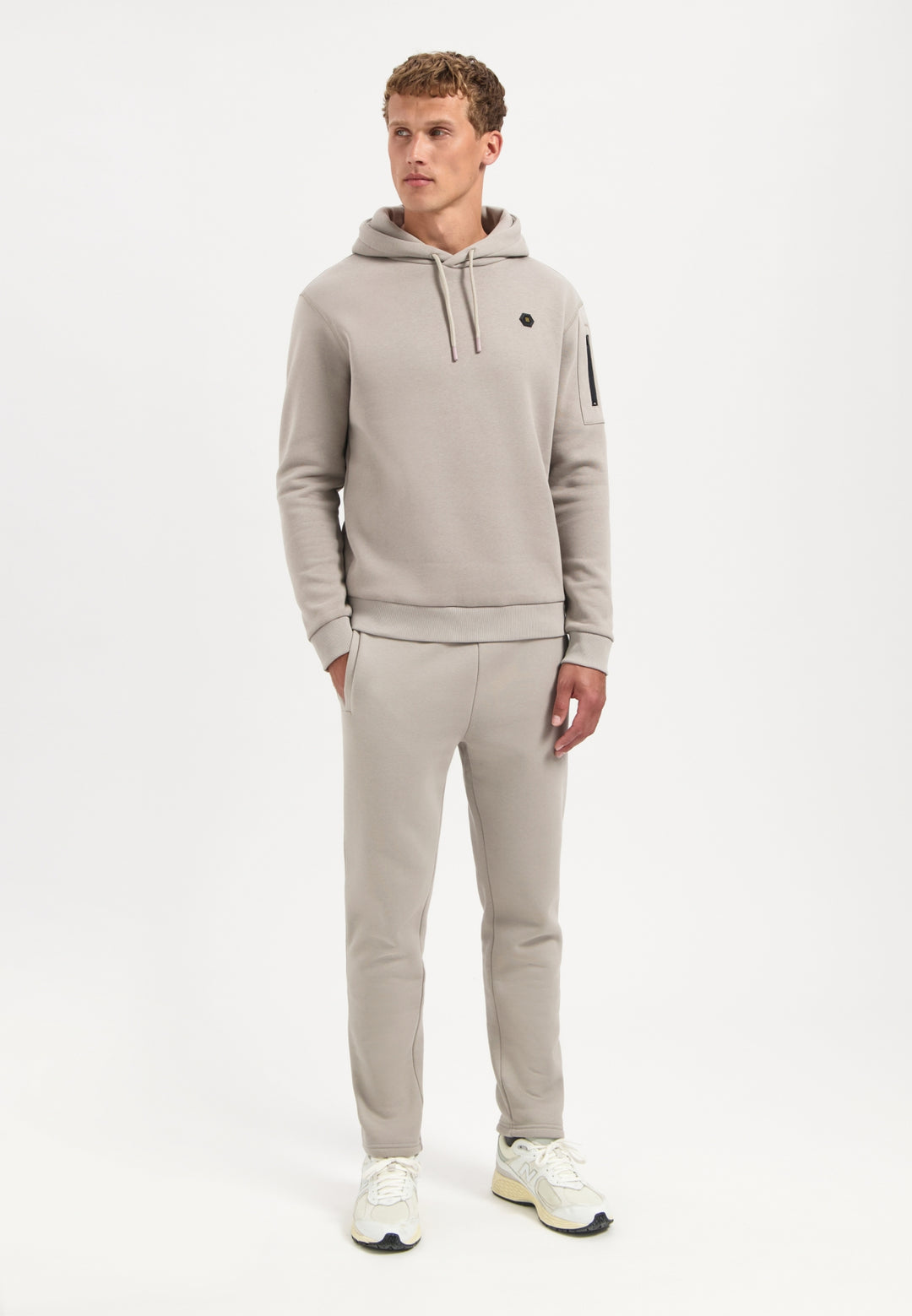 No Excess - Heren Hoodie - 29130850 - 018 Clay
