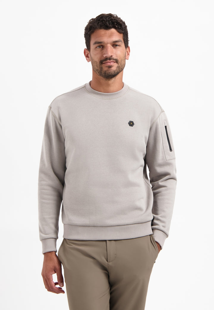 No Excess - Heren Sweater - 29130857 - 018 Clay