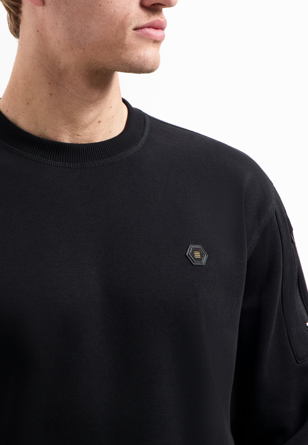 No Excess - Heren Sweater - 29130857 - 020 Black