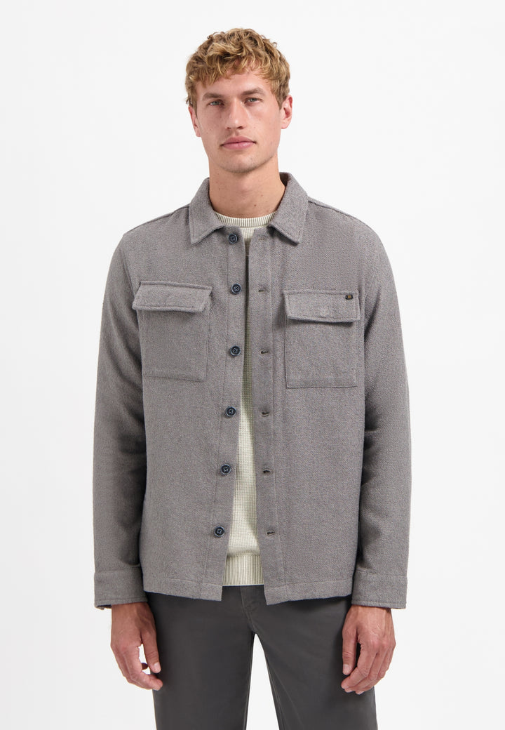 No Excess - Heren Overshirt - 29510801 - 021 Grey
