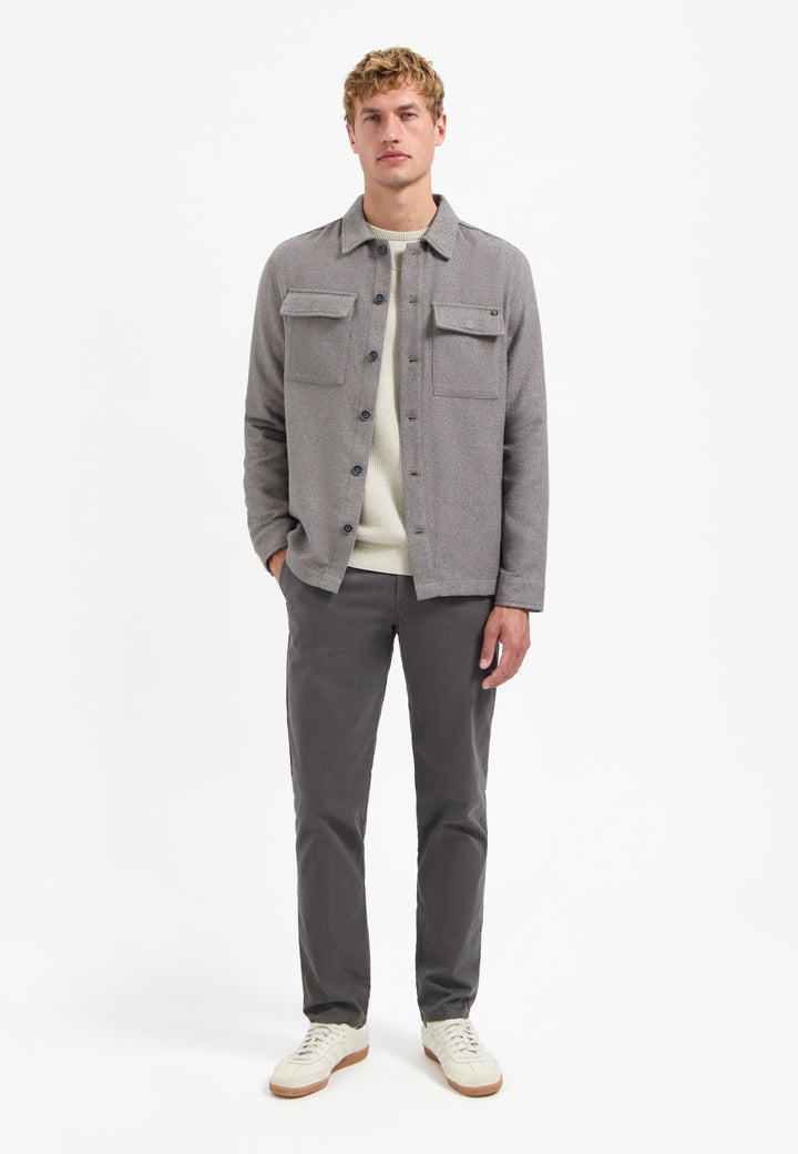 No Excess - Heren Overshirt - 29510801 - 021 Grey