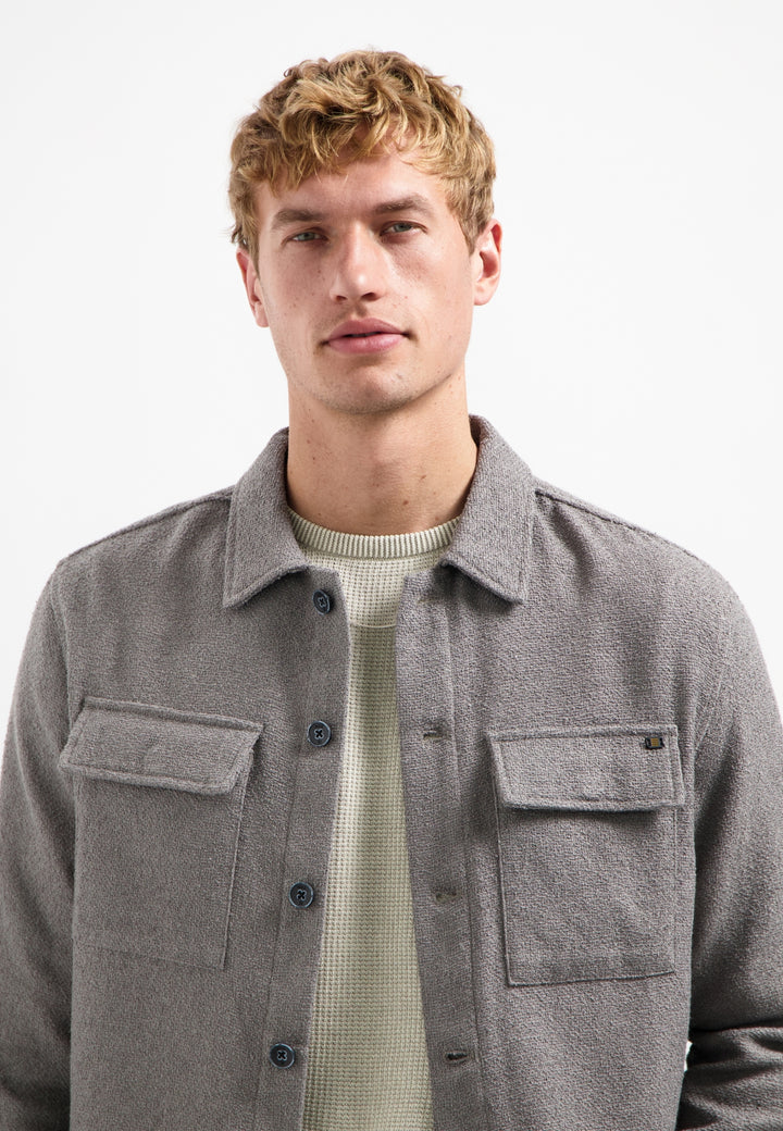 No Excess - Heren Overshirt - 29510801 - 021 Grey