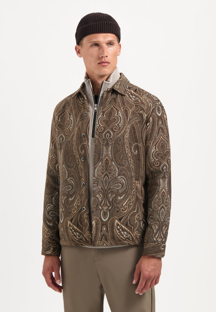 No Excess - Heren Overshirt - 29530905 - 040 Brown