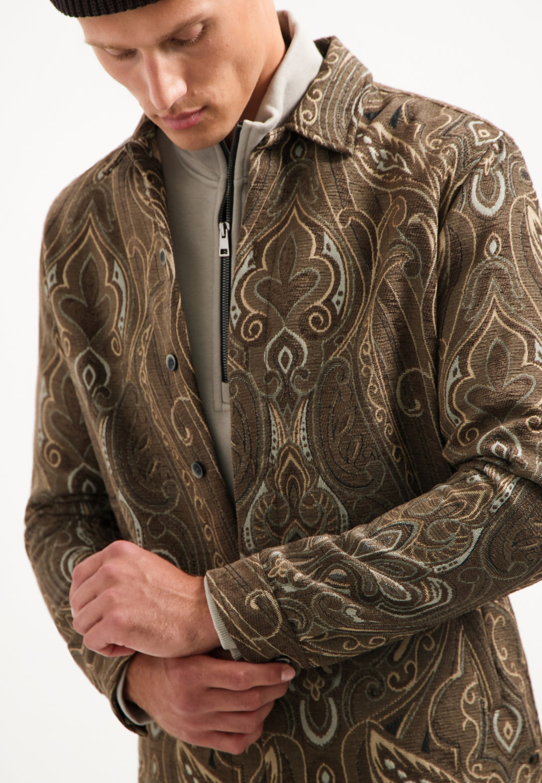 No Excess - Heren Overshirt - 29530905 - 040 Brown
