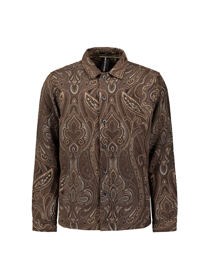 No Excess - Heren Overshirt - 29530905 - 040 Brown