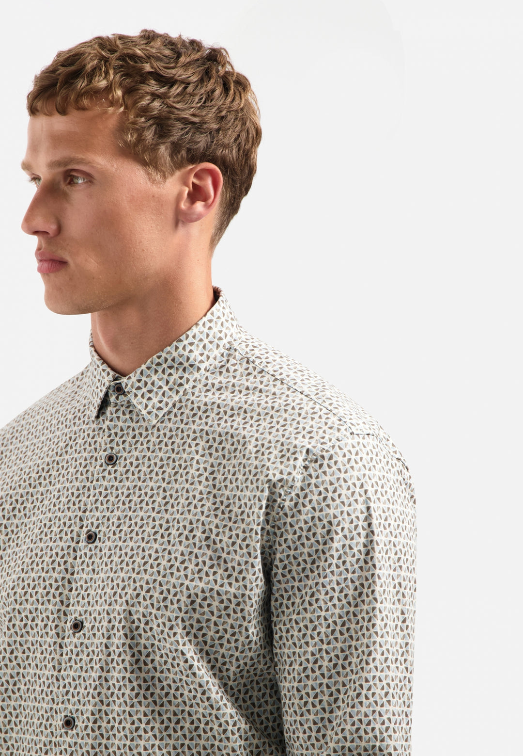 No Excess - Heren Overhemd - 29430921 - 044 Taupe