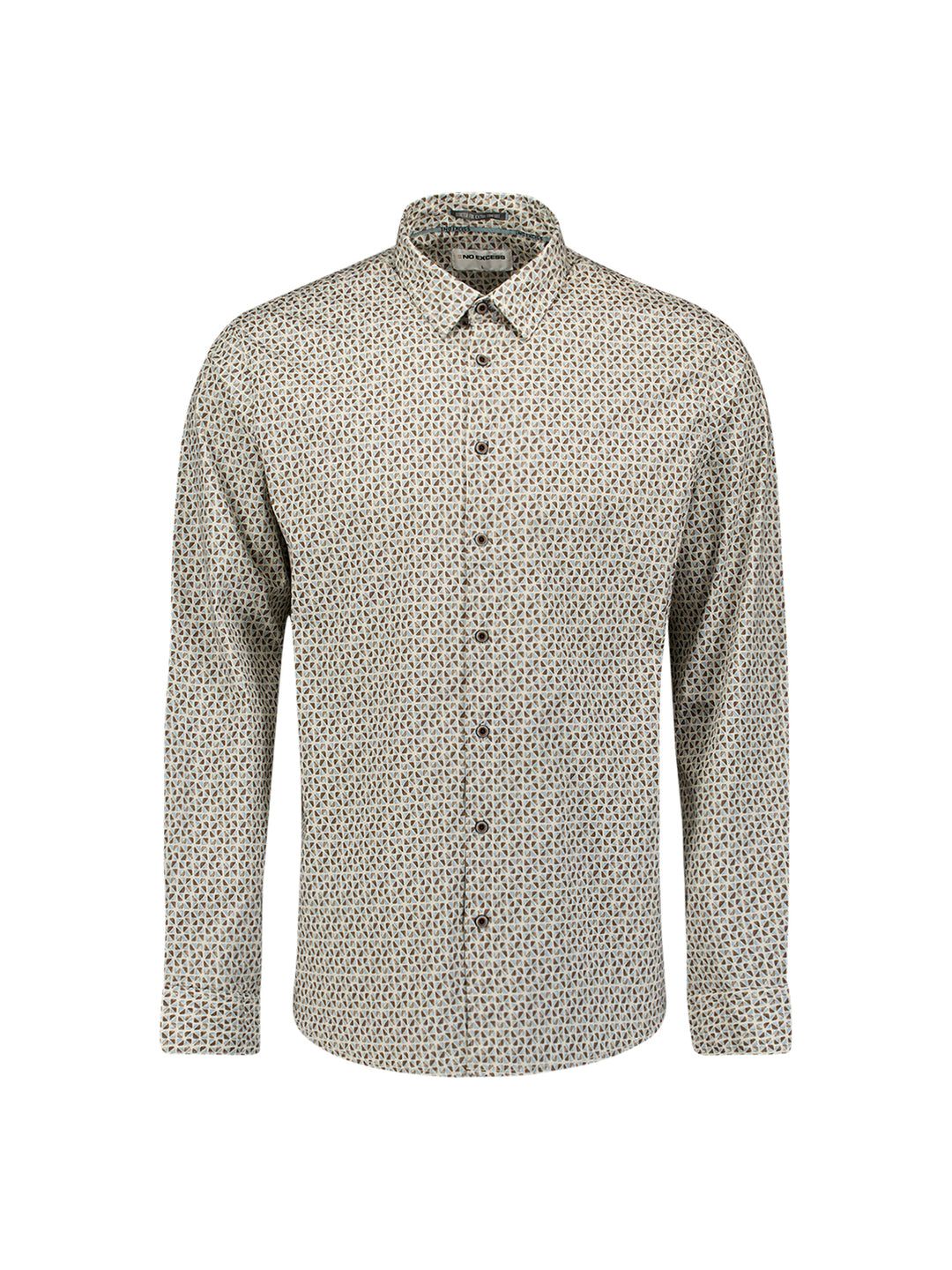 No Excess - Heren Overhemd - 29430921 - 044 Taupe