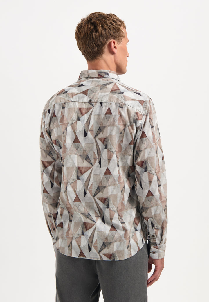 No Excess - Heren Overhemd - 29430923 - 044 Taupe