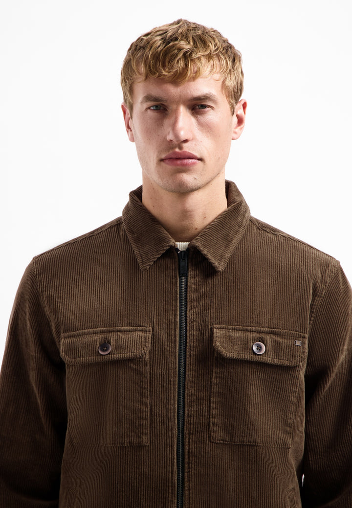 No Excess - Heren Overshirt - 29510907 - 044 Taupe