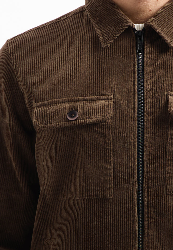 No Excess - Heren Overshirt - 29510907 - 044 Taupe