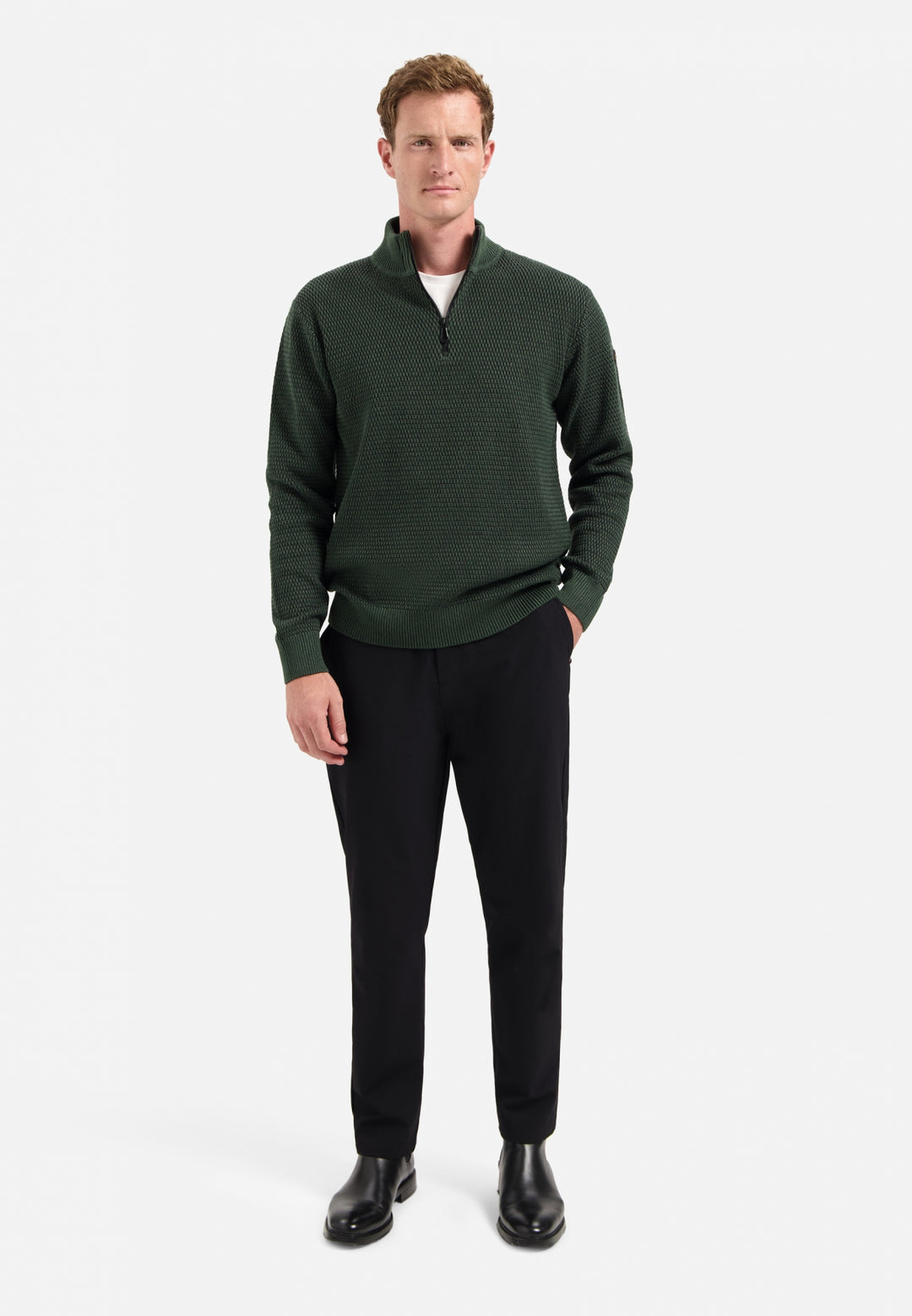 No Excess - Heren Trui - 29230904SN - 052 Dark Green