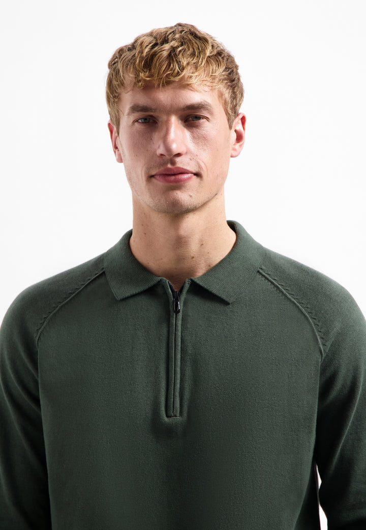 No Excess - Heren Polo Trui - 29230962SN - 052 Dark Green