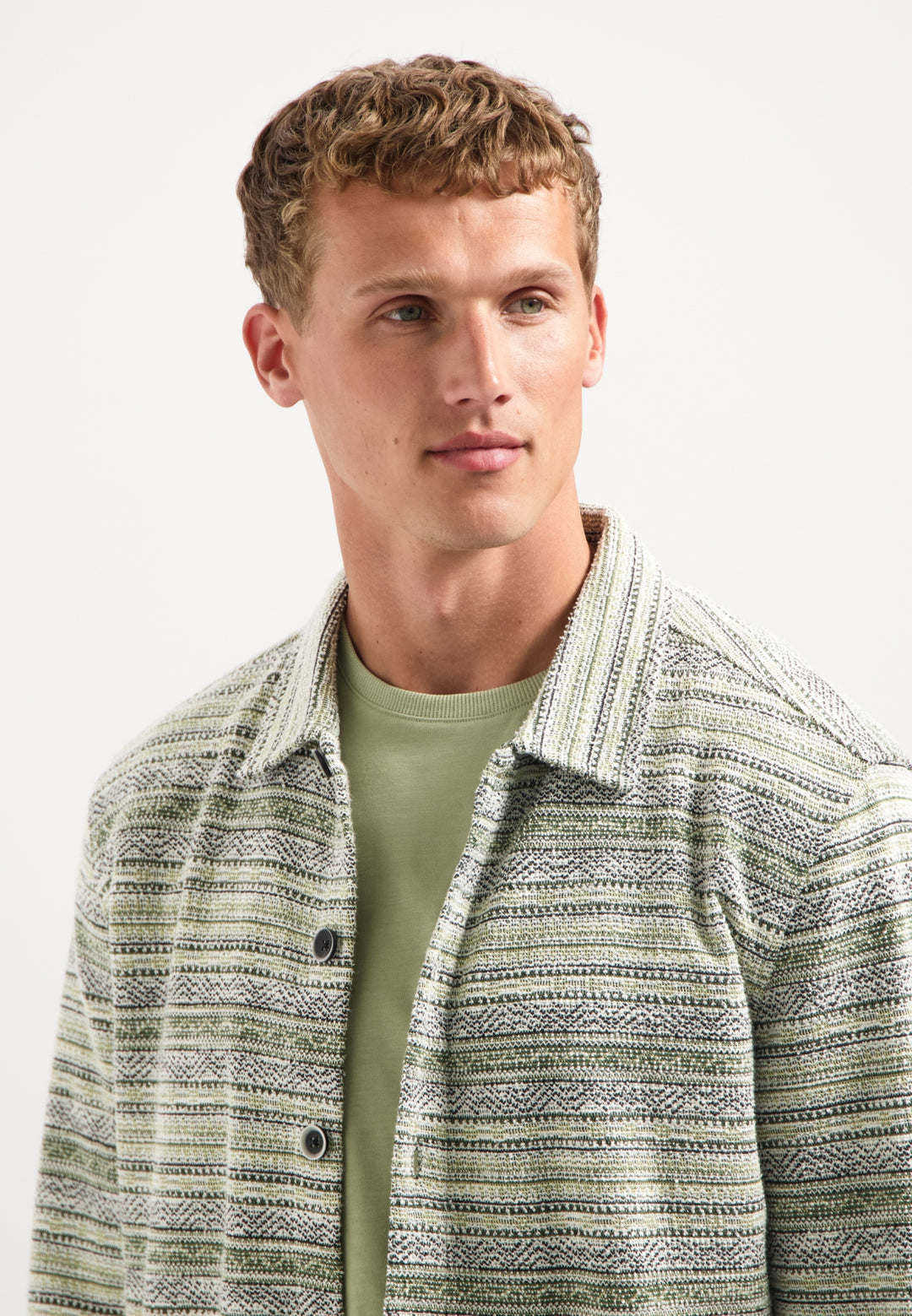 No Excess - Heren Overshirt - 29400883 - 052 Dark Green