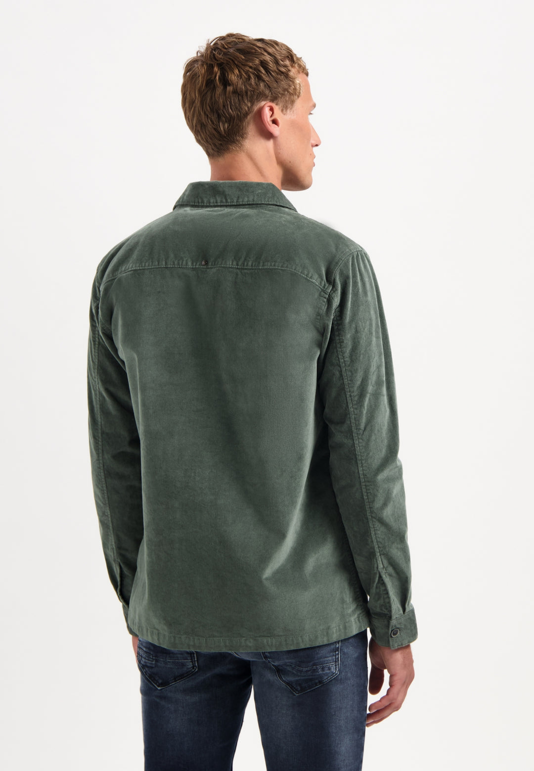 No Excess - Heren Overshirt - 29530842 - 052 Dark Green