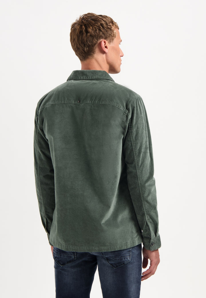 No Excess - Heren Overshirt - 29530842 - 052 Dark Green