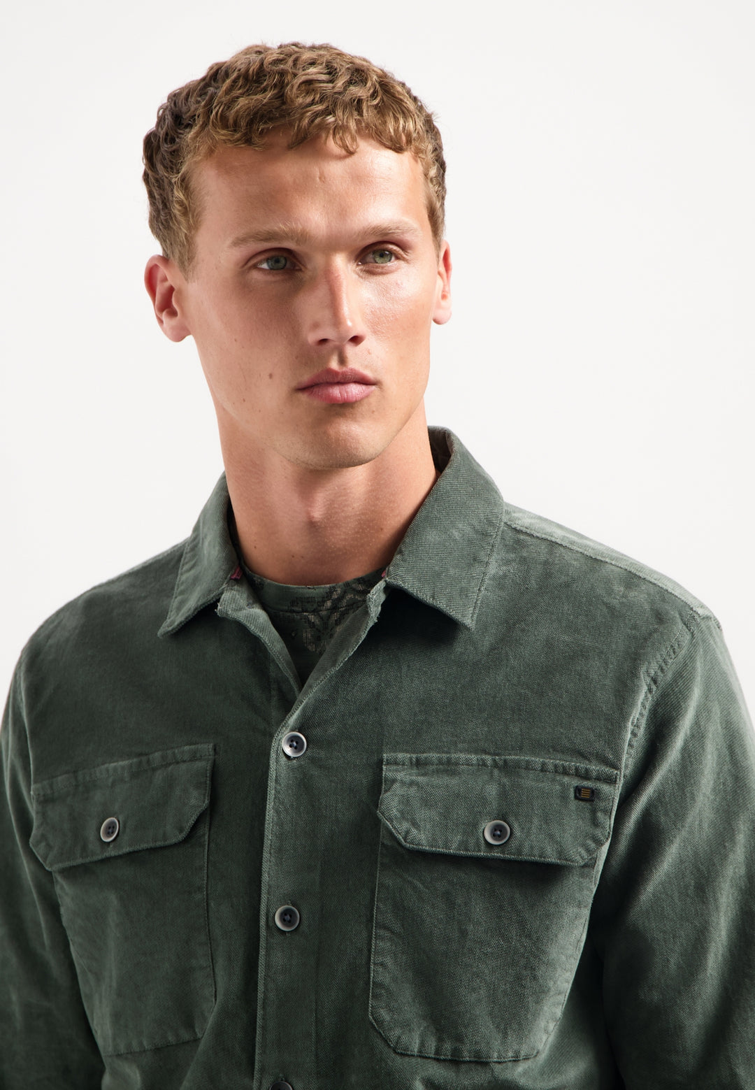 No Excess - Heren Overshirt - 29530842 - 052 Dark Green
