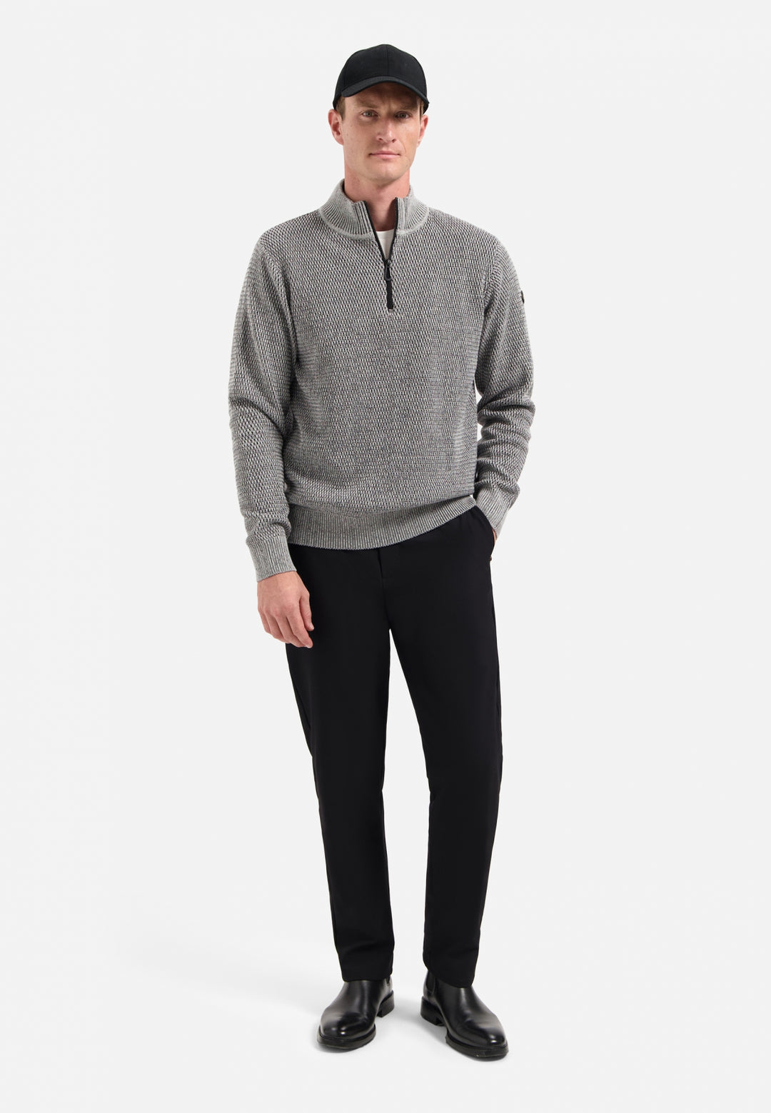 No Excess - Heren Trui - 29230904SN - 102 Grey Melange