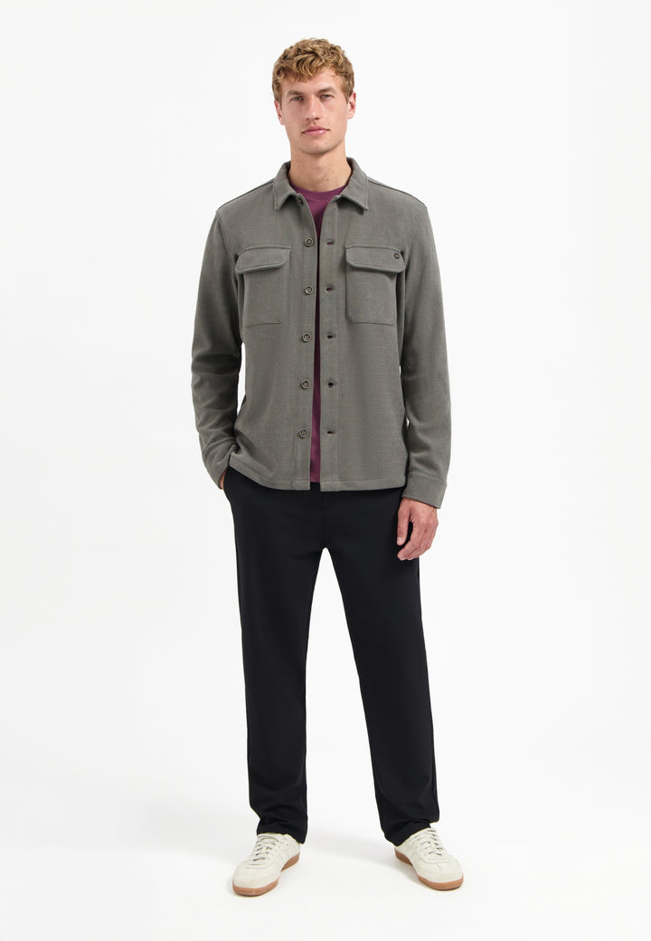 No Excess - Heren Overshirt - 29510806SN - 118 Dark Clay