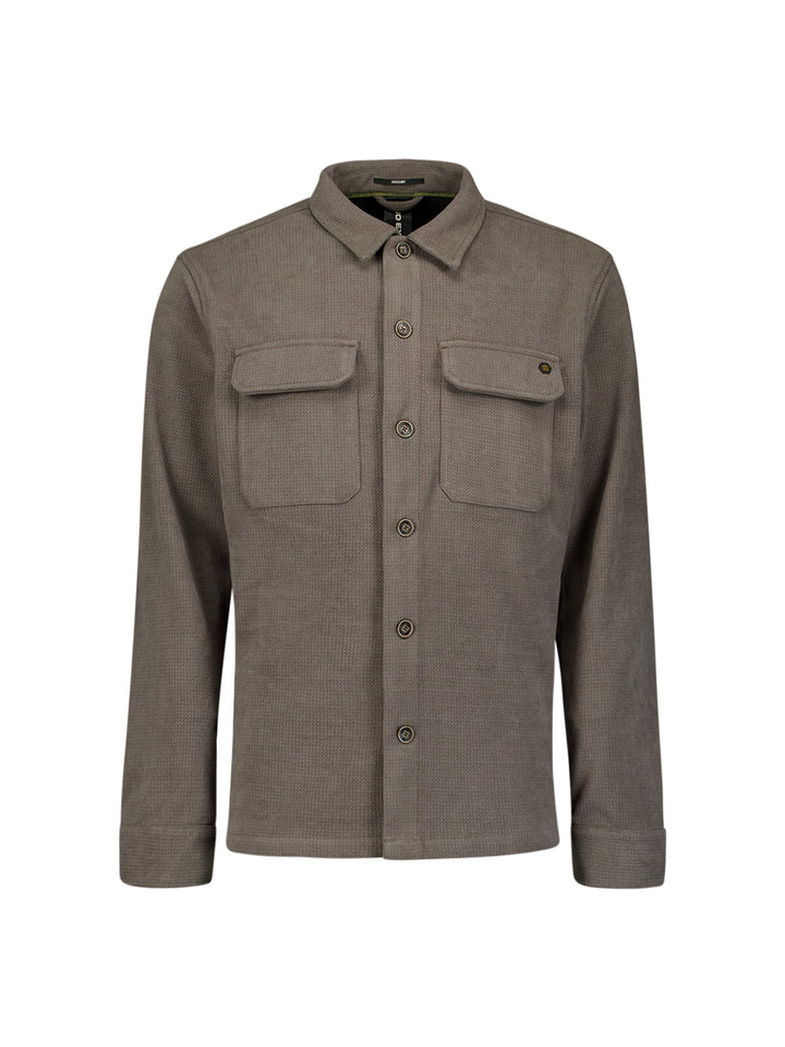 No Excess - Heren Overshirt - 29510806SN - 118 Dark Clay