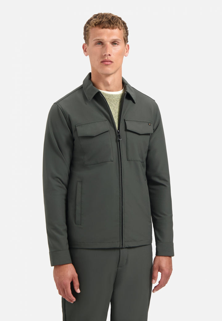 No Excess - Heren Overshirt Sedoc - 29510804 - 124 Dark Steel