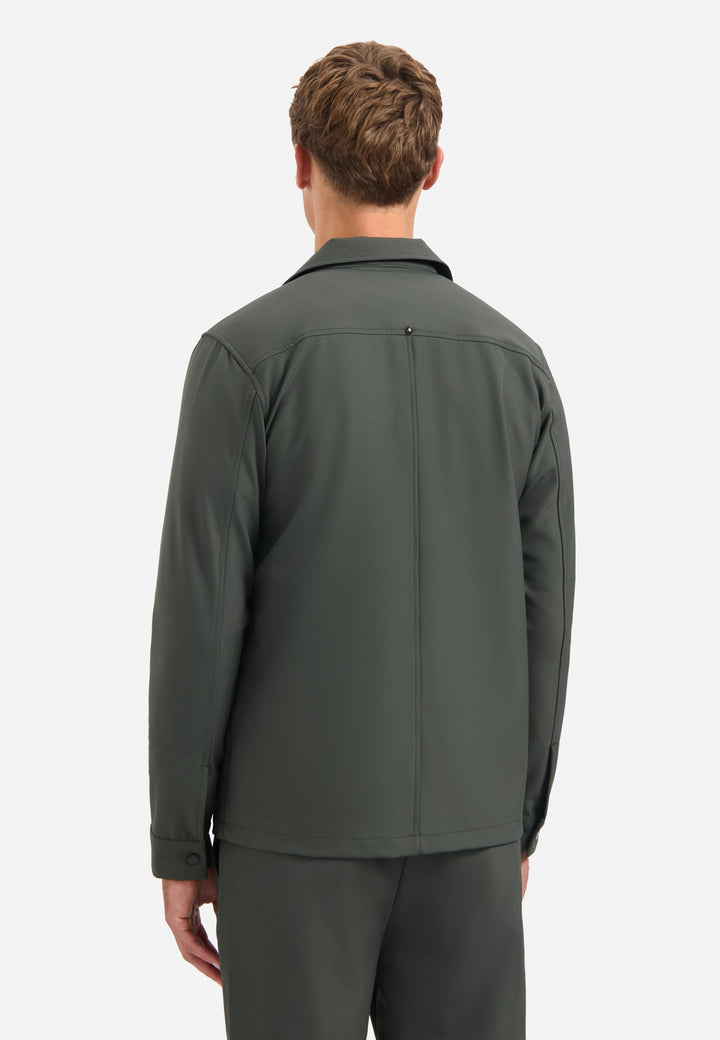 No Excess - Heren Overshirt Sedoc - 29510804 - 124 Dark Steel