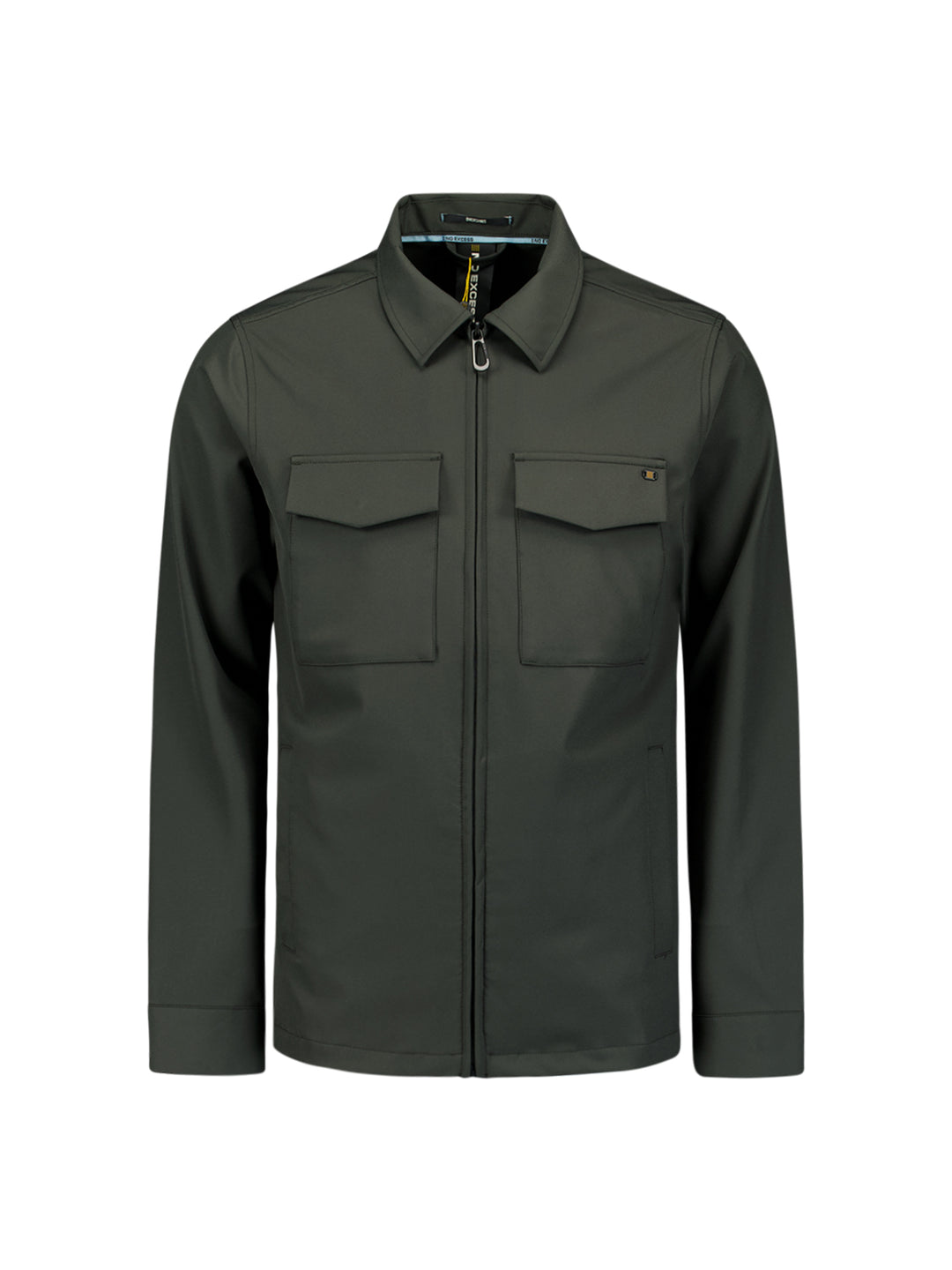No Excess - Heren Overshirt Sedoc - 29510804 - 124 Dark Steel