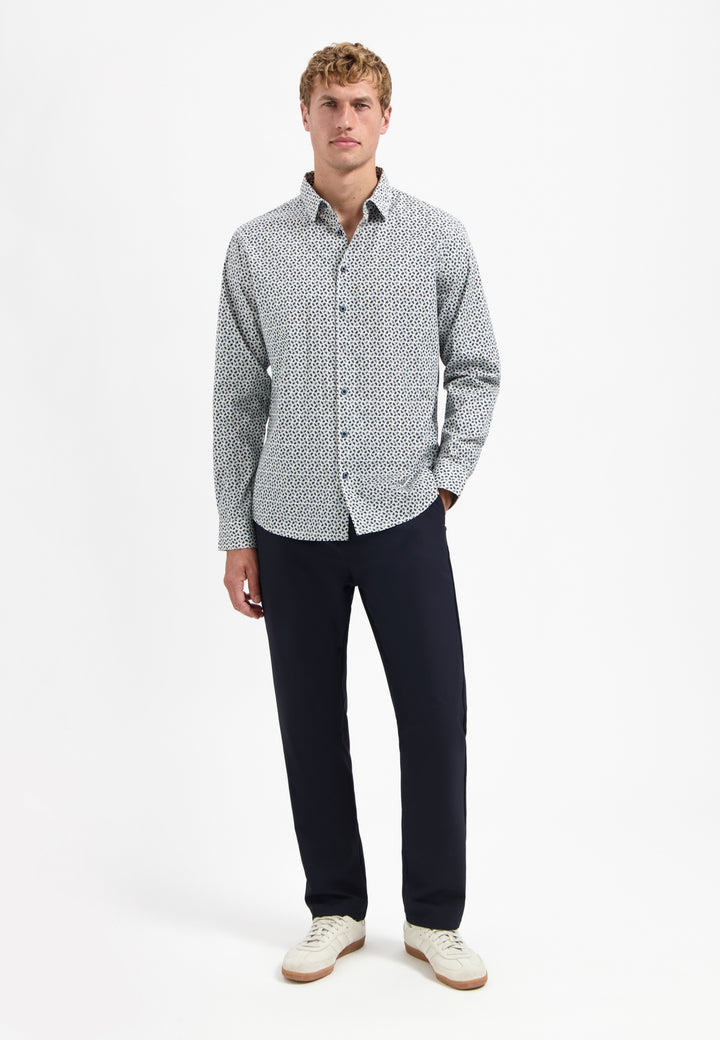 No Excess - Heren Overhemd - 29430921 - 138 Dusty Blue