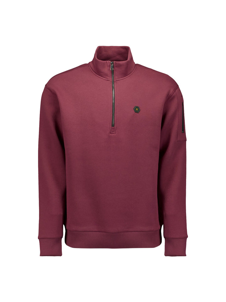 No Excess - Heren Sweater - 29130851 - 164 Dark Wine