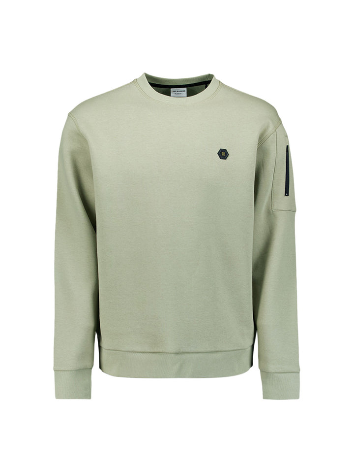 No Excess - Heren Sweater - 29130857 - 197 Light Moss