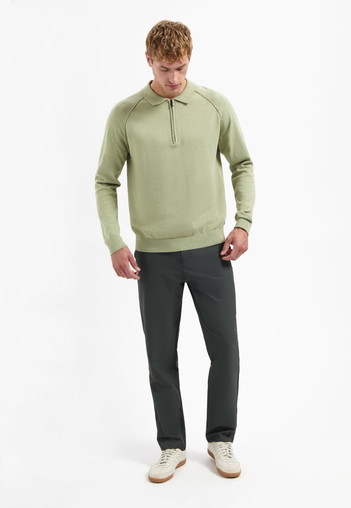 No Excess - Heren Polo Trui - 29230962SN - 197 Light Moss