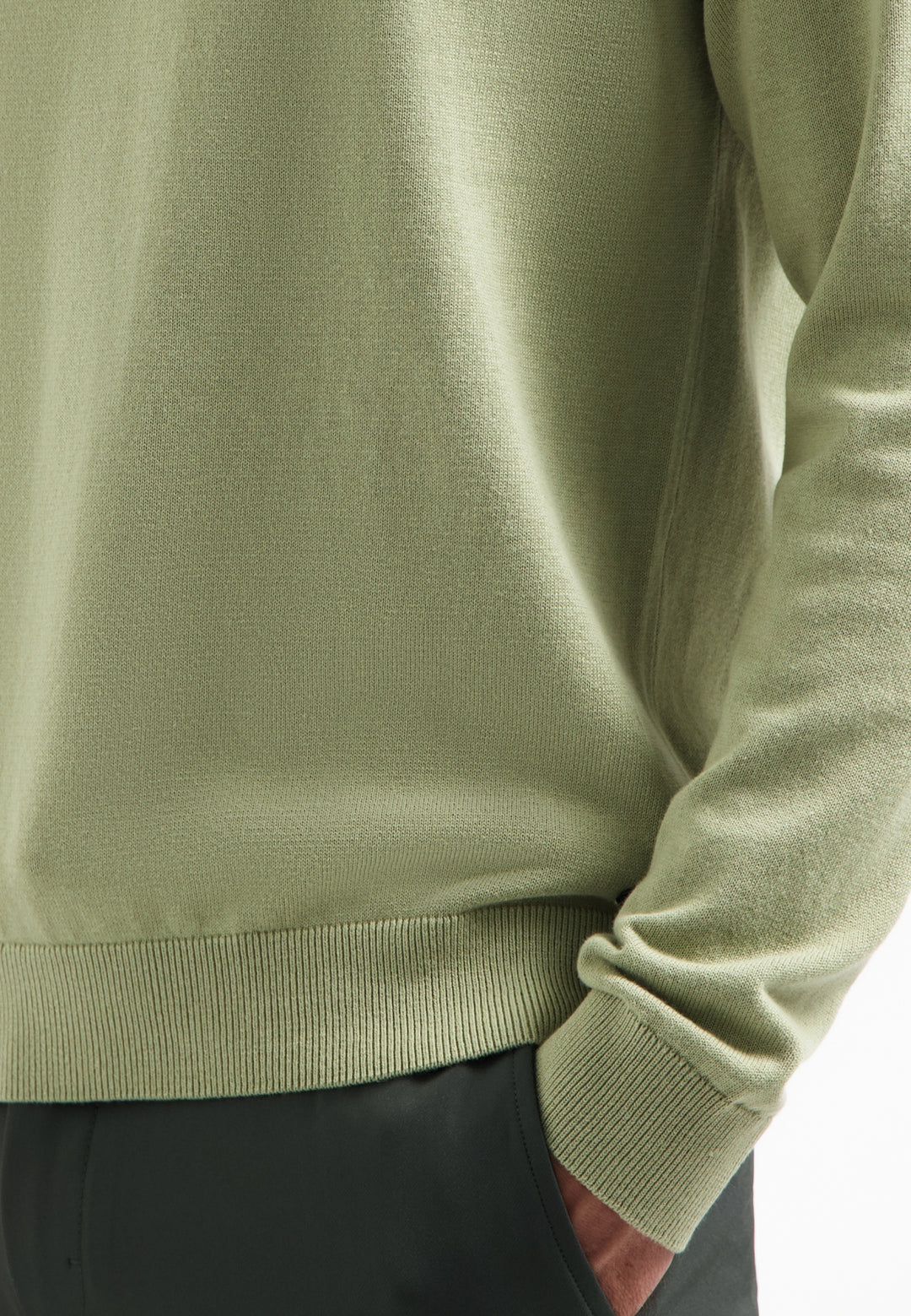No Excess - Heren Polo Trui - 29230962SN - 197 Light Moss