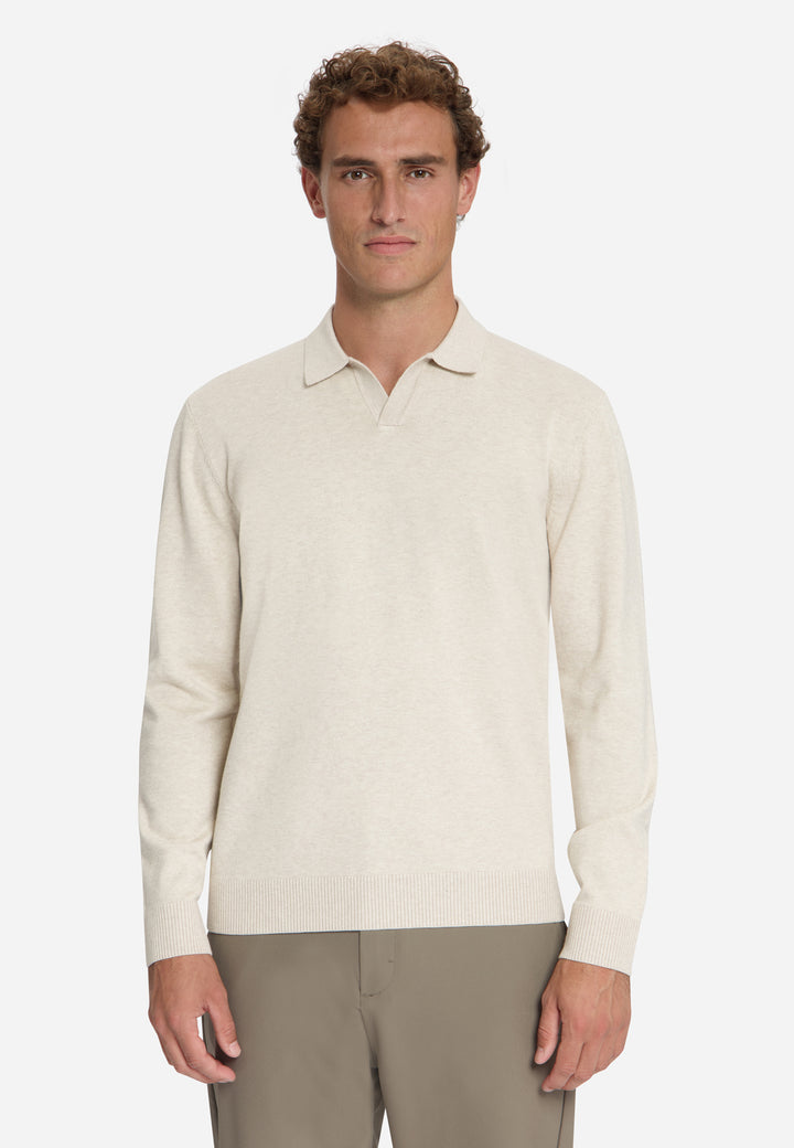 No Excess - Heren Polo - 33210865SN - 014 Stone