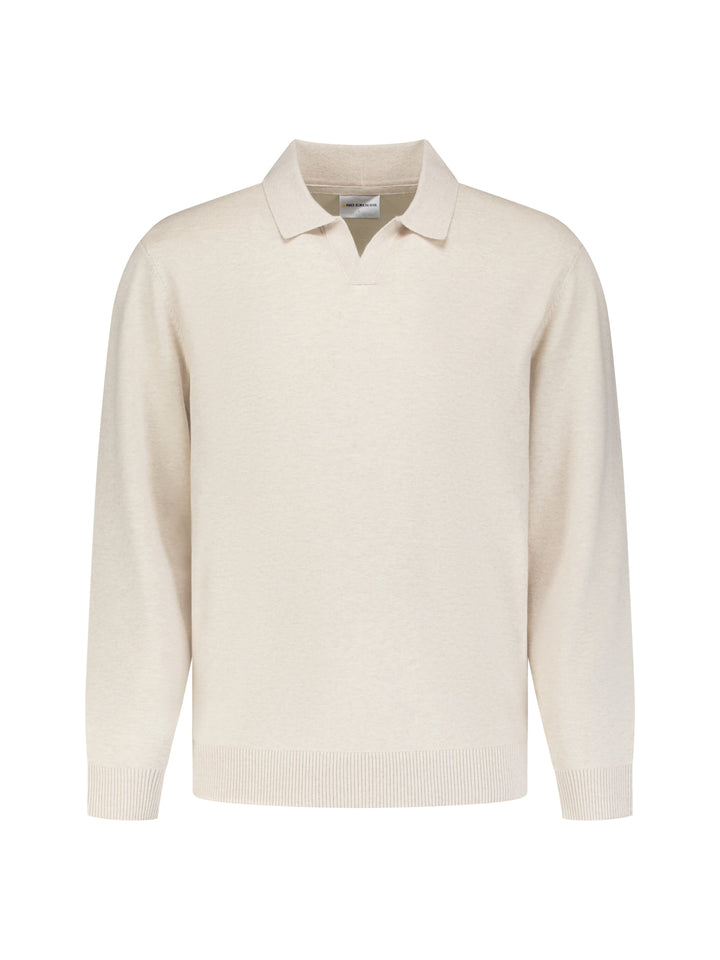 No Excess - Heren Polo - 33210865SN - 014 Stone