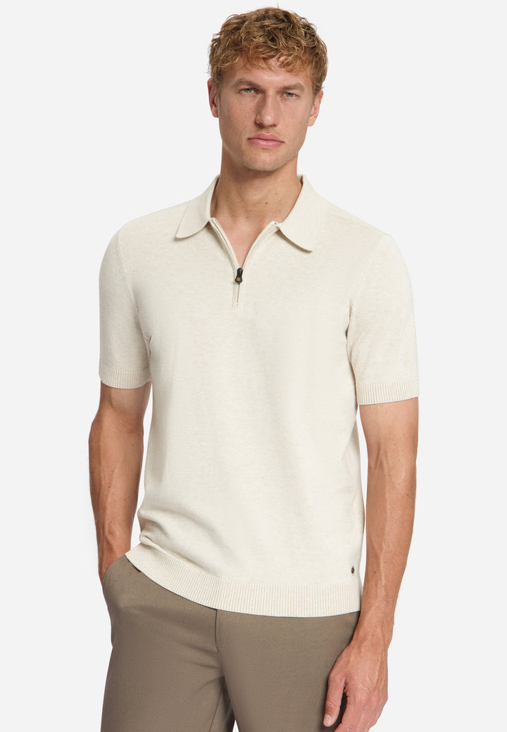 No Excess - Heren Polo - 33220792 - 014 Stone