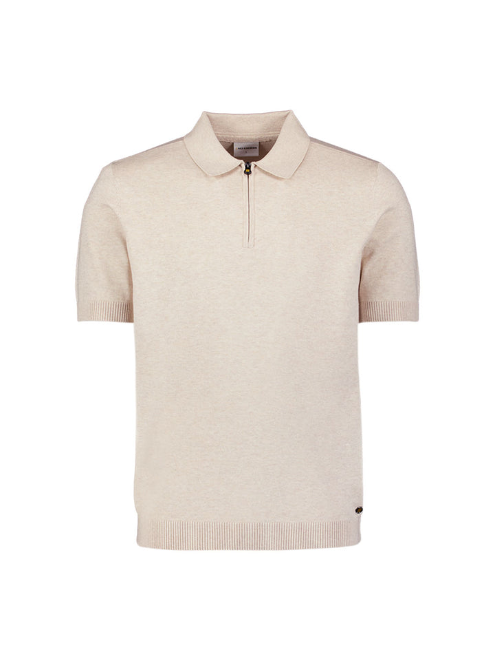 No Excess - Heren Polo - 33220792 - 014 Stone