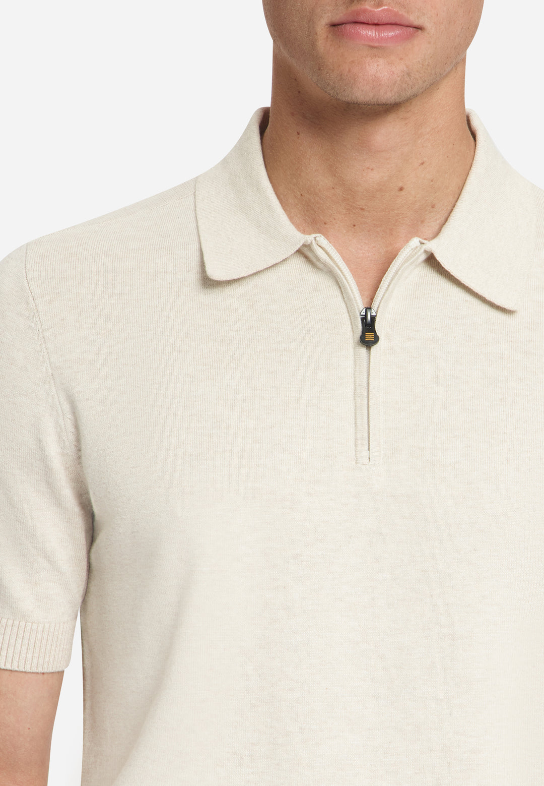 No Excess - Heren Polo - 33220792 - 014 Stone